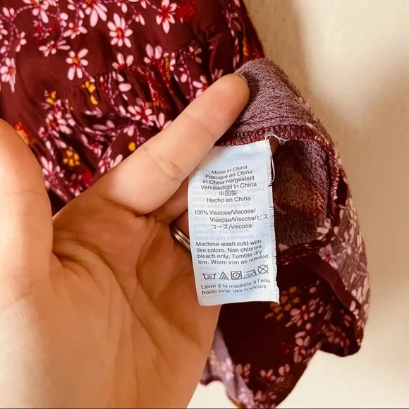 MADEWELL | Windowbox Floral Ruffle Faux Wrap Dress - Picture 5 of 5